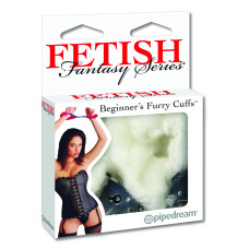 Наручники с мехом FF Beginner's Furry Cuffs-White