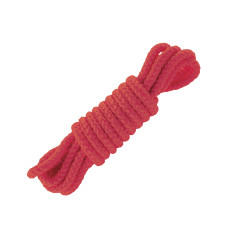 Бондажная верёвка FF Mini Silk Rope красная 183 см
