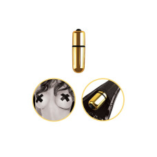 Вибро-трусики FF Gold Vibrating Micro G-String Set
