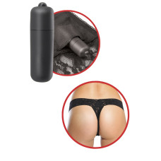 Вибро-трусики FF Hanky Spank Me Vibrating Panties Black