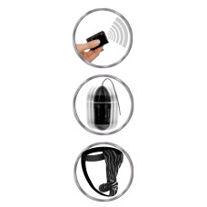 Вибро-трусики с дистанционным управлением FF Remote Control Fantasy Panty Black