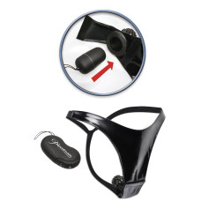 Вибро-трусики с дистанционным управлением FF 10 Function Remote Control Fantasy Panty Black