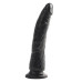 Фаллоимитатор на присоске Basix Rubber Works Slim 7