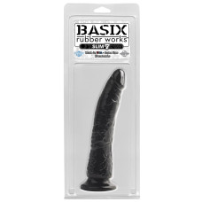 Фаллоимитатор на присоске Basix Rubber Works Slim 7
