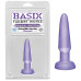 Анальная пробка Basix Rubber Works Beginners Butt Plug Purple