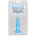 Анальная пробка Basix Rubber Works Beginners Butt Plug Blue