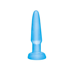 Анальная пробка Basix Rubber Works Beginners Butt Plug Blue