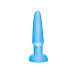 Анальная пробка Basix Rubber Works Beginners Butt Plug Blue