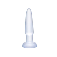 Анальная пробка Basix Rubber Works Beginners Butt Plug Clear