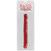 Двухсторонний фаллоимитатор Basix Rubber Works 12 Double Dong Red