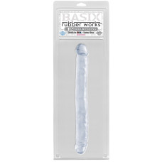 Двухсторонний фаллоимитатор Basix Rubber Works 12