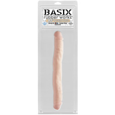 Двухсторонний фаллоимитатор Basix Rubber Works 12