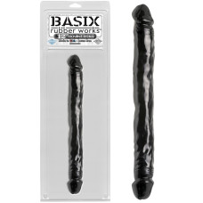 Двухсторонний фаллоимитатор Basix Rubber Works 12