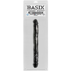 Двухсторонний фаллоимитатор Basix Rubber Works 12