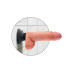 Реалистичный вибратор с присоской King Cock Vibrating Cock with Balls 13 см