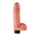 Реалистичный вибратор с присоской King Cock Vibrating Cock with Balls 13 см