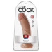 Фаллоимитатор King Cock 8 Cock Tan с присоской