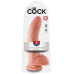 Фаллоимитатор King Cock 9 Cock with Balls Flesh