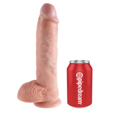 Фаллоимитатор King Cock 10 Cock with Balls Flesh
