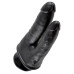 Двойной фаллоимитатор с присоской King Cock Double Penetrator Black