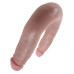 Двойной фаллоимитатор King Cock U-Shaped Small Double Trouble Flesh