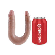 Двойной фаллоимитатор King Cock U-Shaped Small Double Trouble Flesh