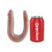 Двойной фаллоимитатор King Cock U-Shaped Small Double Trouble Flesh