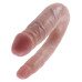 Двойной фаллоимитатор King Cock U-Shaped Small Double Trouble Flesh