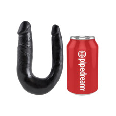 Двойной фаллоимитатор King Cock U-Shaped Small Double Trouble Black