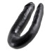 Двойной фаллоимитатор King Cock U-Shaped Small Double Trouble Black