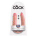 Двойной фаллоимитатор King Cock U-Shaped Medium Double Trouble Flesh
