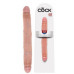 Двухсторонний фаллоимитатор King Cock 12 Slim Double Dildo Flesh