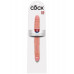Двухсторонний фаллоимитатор King Cock 12 Slim Double Dildo Flesh