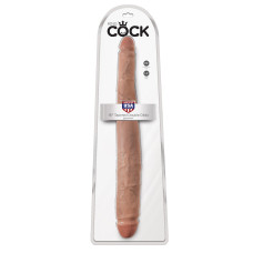 Двухсторонний фаллоимитатор King Cock 16