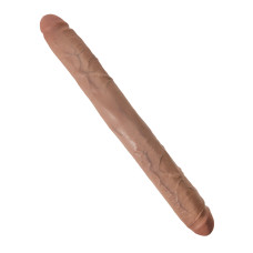 Двухсторонний фаллоимитатор King Cock 16