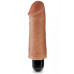 Реалистичный вибратор King Cock Vibrating Stiffy Tan 13 см