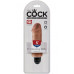 Реалистичный вибратор King Cock Vibrating Stiffy Tan 13 см