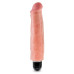 Телесный вибратор-реалистик 7 Vibrating Stiffy 22 см