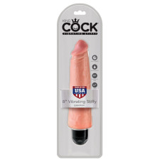 Телесный вибратор-реалистик 8 Vibrating Stiffy