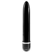 Черный вибратор-реалистик 10 Vibrating Stiffy