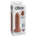 Фаллоимитатор King Cock 6 Uncut Tan с присоской