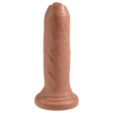 Фаллоимитатор King Cock 6 Uncut Tan с присоской