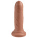 Фаллоимитатор King Cock 6 Uncut Tan с присоской