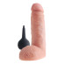 Фаллоимитатор с имитацией семяизвержения King Cock 8
