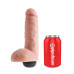 Фаллоимитатор с имитацией семяизвержения King Cock 8