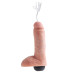 Фаллоимитатор с имитацией семяизвержения King Cock 8