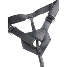 Телесный страпон на трусиках King Cock Strap-on Harness w 8 in Cock 20,3 см