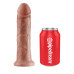 Страпон на виниловых трусиках King Cock Strap-on Harness w 8 Cock Tan