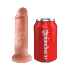 Мяч с насадкой и вибрацией King Cock Vibrating Mini Sex Ball with 6