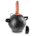 Мяч с насадкой и вибрацией King Cock Vibrating Mini Sex Ball with 6